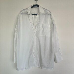 Style by Evan Oversized White Button down